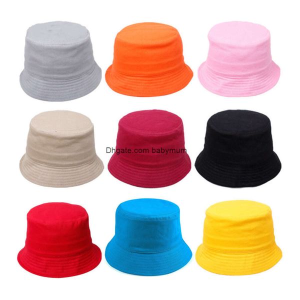 Детские шляпы-ведра для маленьких мальчиков и девочек, дорожные шапки, шляпа для рыбалки, хлопковая шляпа от солнца, дышащая летняя пляжная шляпа