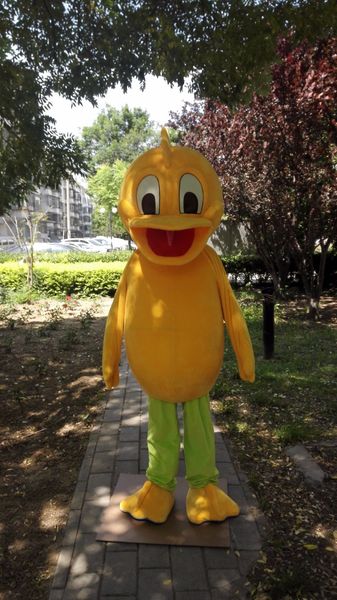 Fantasia de mascote de pato amarelo, fantasia personalizada de patinho, kits de anime, mascote, vestido extravagante, carnaval, fantasia41239