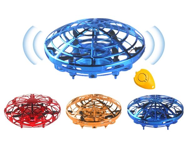 Palla galleggiante Giocattolo UFO Sensore di gesti Aereo Ufo Drone Palla volante galleggiante intelligente Pop it Fidget Palla volante luminosa Giocattolo filatore di mosca per bambini Giocattolo creativo fai da te