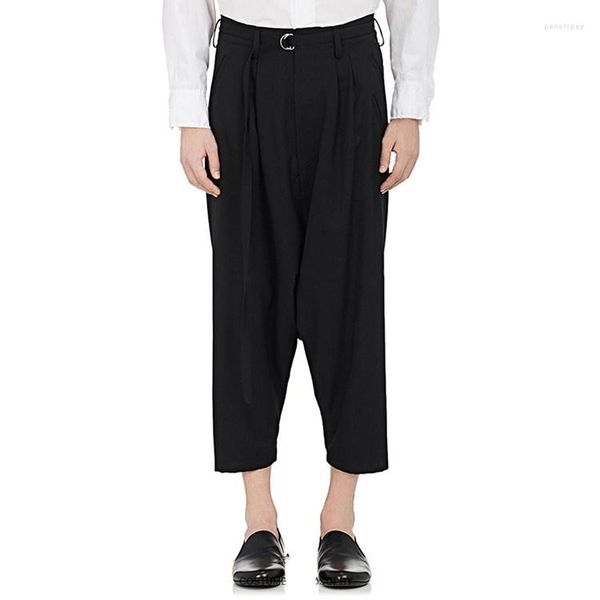 Мужские брюки большого размера для мужчин, 2023 г., оригинальный дизайн, свободный повседневный дизайн, тренд с широкими штанинами