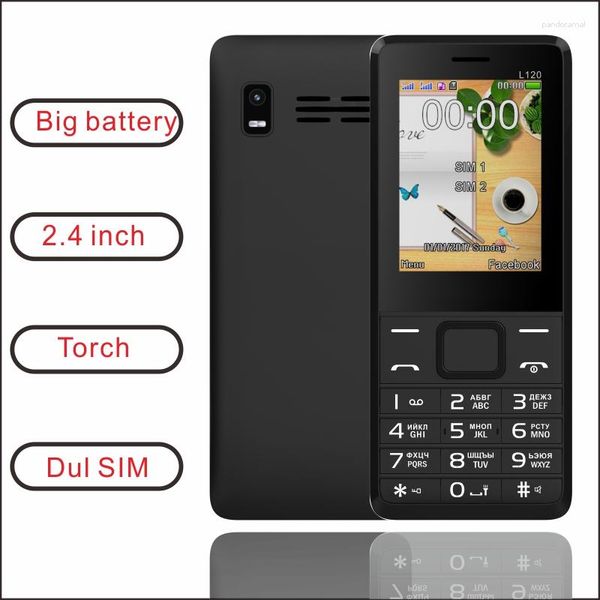 Рация EAOR 2G, 2,4-дюймовый экран, функция телефона, две SIM-карты, 3000 мАч, большая батарея, клавиатура с сильным световым фонариком