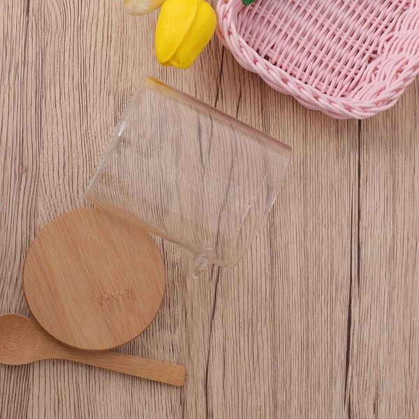 Garrafas de armazenamento pequenos recipientes para potes de comida com tampa despensa de cozinha servindo biscoitos de doces de chá