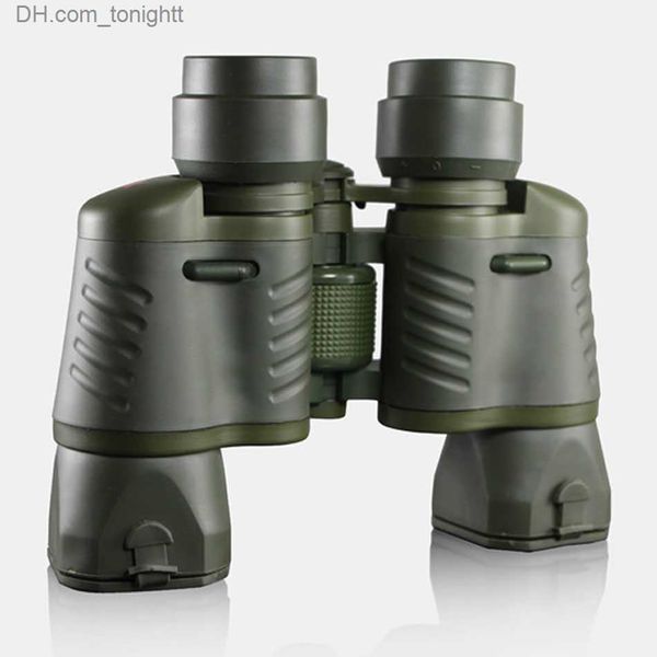 Telescópios 50x50 Binóculos Militares Poderosos Exército Verde Telescópio HD Vidro Óptico Binocular para Caminhadas Camping Day Vision X502B Q230907