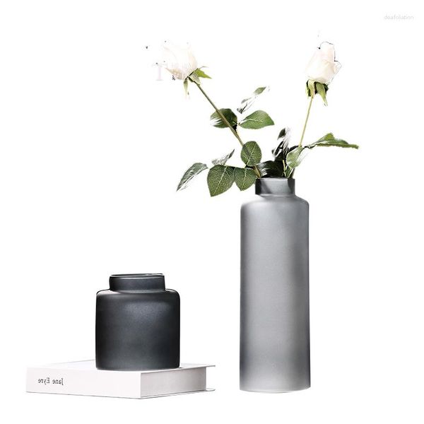 Vasi in stile che vendono vaso in vetro rotondo soffiato a mano con MaColor per fiori e decorazioni domestiche