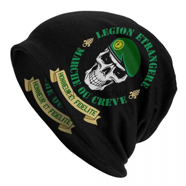 Шапки/кепки Legion Etrangere Foreign Legion Skullies Шапки Шапки Франция Apedes Legio Patria Nostra Лыжные шапки Теплая повязка на голову Капот Вязаная шапка x0907