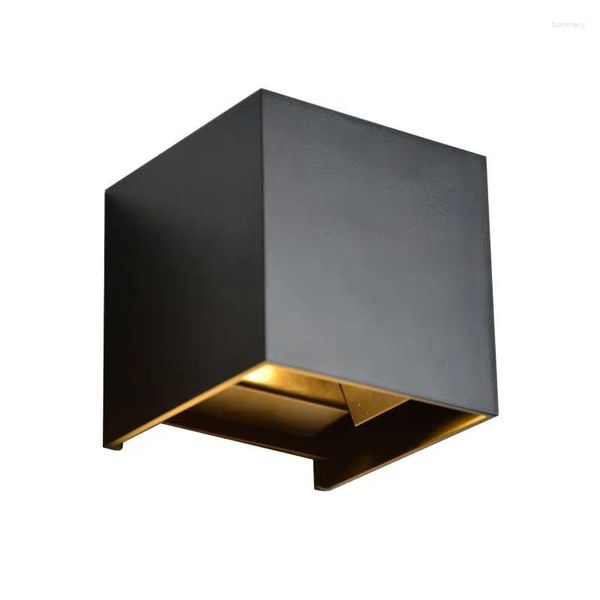 Lampada da parete Lampade a LED quadrate Cubo breve Luce regolabile montata su superficie Dimmerabile 110 V 220 V Illuminazione per interni ed esterni