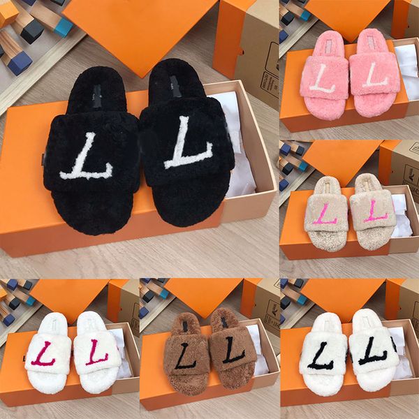 Chinelos de pele macia sandálias para mulher plataforma plana slides fuzzy branco preto feminino inverno famoso ao ar livre femme casa chinelo slide