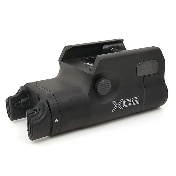 Acessórios táticos led tocha luz xc2 ultra compacto pistola lanterna combo ponto vermelho laser airsoft