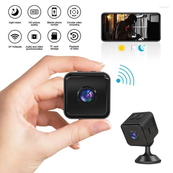 Filmadoras X2 HD Câmera 1080p Night Vision Home Security WiFi Pequena Ação DV