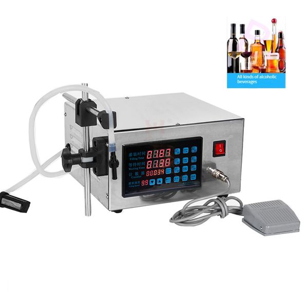 Máquina de enchimento de líquidos CNC 110V / 220V Água Bebida Perfume Suco Leite Frasco 5-3500ML Máquina de embalagem quantitativa