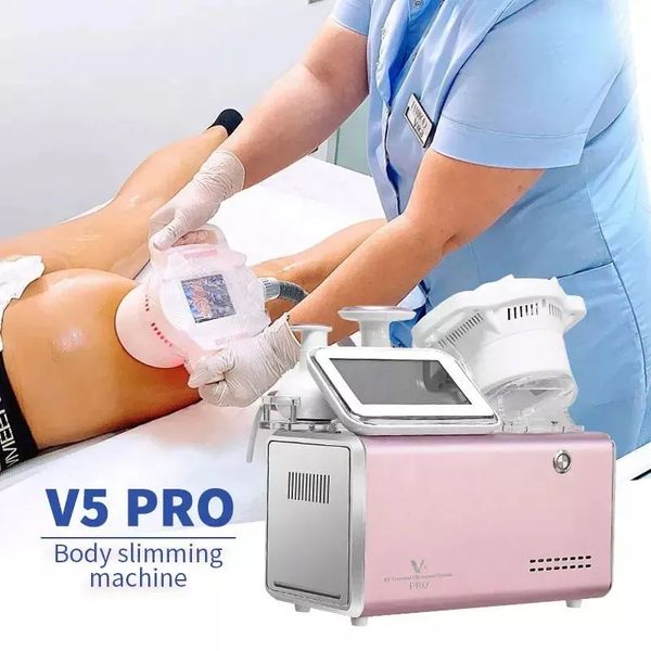 Profession RF Ultrasound v5 Pro 3 in 1 Vakuumkavitationssystem Hifu Body Shape Equipment Hautstraffung Cellulite Entfernung Body Shaping Beauty Machine