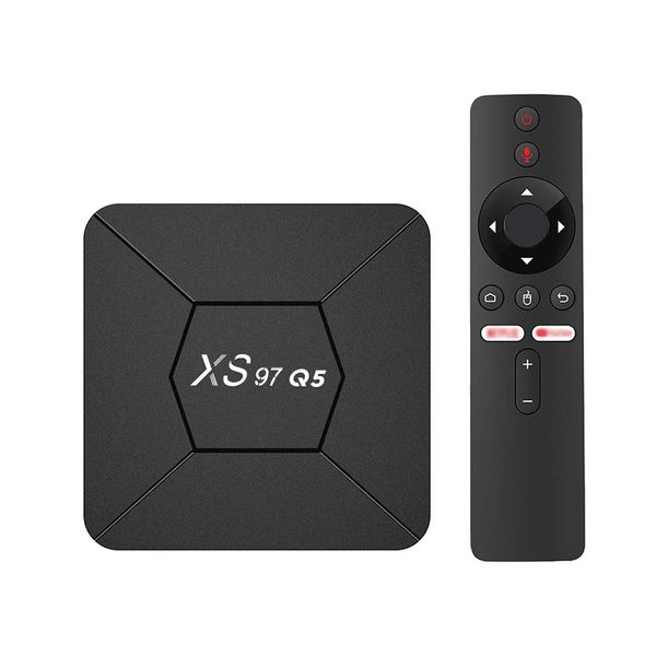 XS97 Q5 Smart TV Box 2.4G/5G WIFI BT5.0 2G 8G 100M Android 10.0 TVBOX Lettore multimediale Allwinner H316 4K HDR Set top box