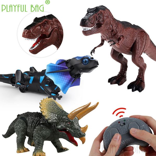 ElectricRC Animali Halloween telecomando elettrico a infrarossi Tyrannosaurus Rex simulazione lucertola divertente lol trucco animale giocattolo YD011 230906