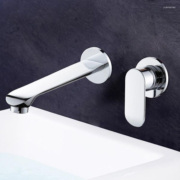 Banyo Lavabo Muslukları Havza Musluk Banyo Mikser Duş Donanım Aksesuarları İçin Tap Duvar Montajı Tek Tutar Soğuk Su