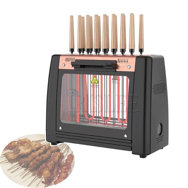 Vertikaler multifunktionaler Hähnchen-Kebab-Grill, Shawarma-Maschine, elektrischer Broiler-Grill für den Innenbereich