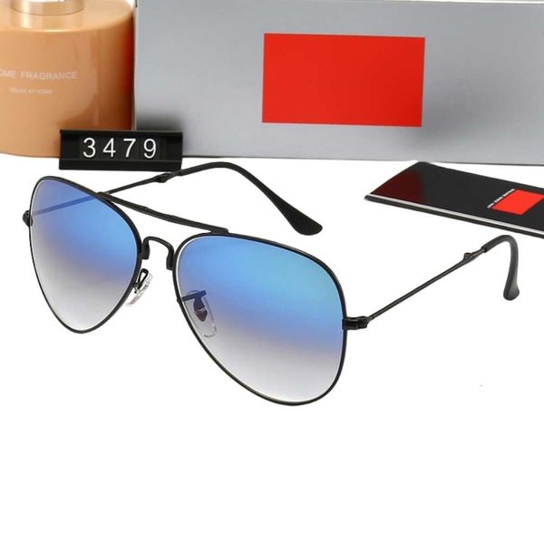Sunglasses Designer Fashion Luxury Ray-Ban Classic Top Quality New Men's And Women's Tempered Glass Lenses Folding Toad Mirror Fashionable Convenient To Carry