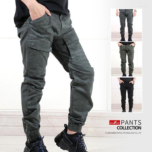 Herrenhose BAPAI Fashion Cargo Work Outdoor Verschleißfeste Bergsteigerhose Kleidung