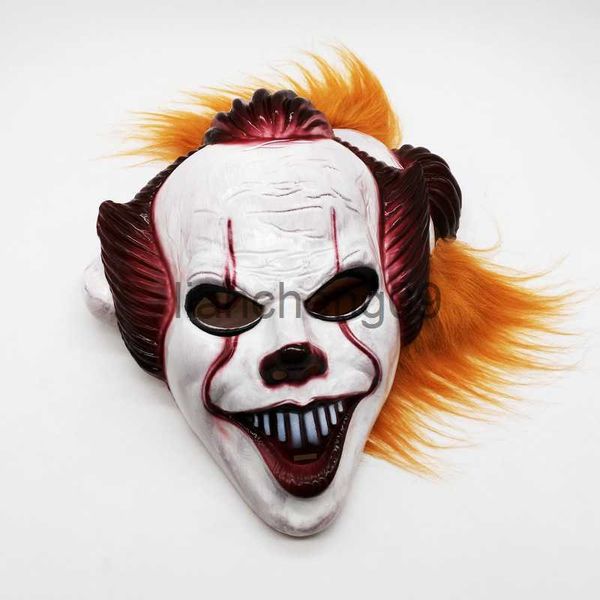 Partymasken Horror Clown Maske PVC Cosplay Party Requisiten Halloween Masken Maskerade Bühnenshows Rave Festival Party Clubwear Clown Cosplay Maske x0907