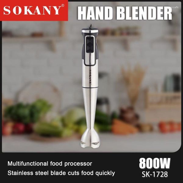 Liquidificador SOKANY1728 Cozinha Varanda Máquina elétrica multifuncional Suco de frutas e vegetais picados gelo mexendo