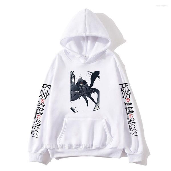 Erkek Hoodies Gölge Anime Hoodie Manga Cid Kagenou Erkekler Sweatshirtler Uzun Kollu Erkek Moda Moda Külot Kapüşonlu