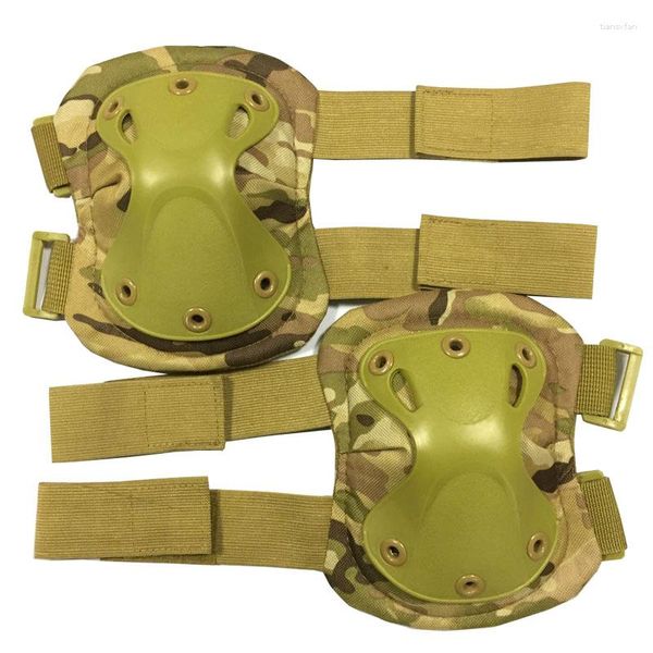 Ginocchiere per bambini in ginocchiera di giochi sportivi per esterni sportivi per bambini Paintball pattonate pad pad dell'esercito protettore