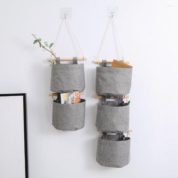 Aufbewahrungsboxen Wandhänge Bag Organisatoren Taschenmulti -Zweck Polyester hängen für Wohnkultur DIY Küchentür Schrankbeutel