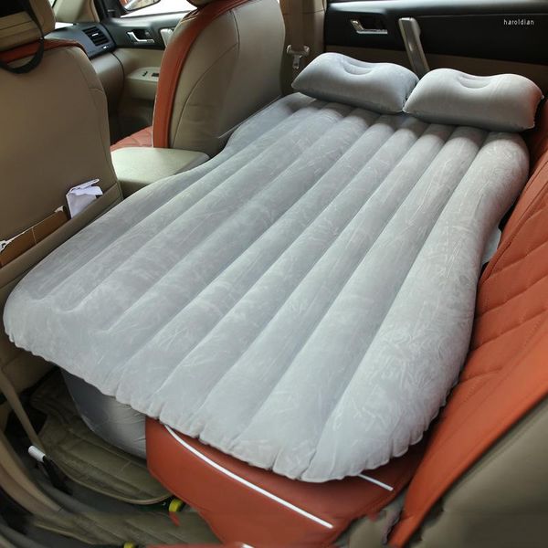 Acessórios interiores do carro colchão inflável viagem de ar cama assento capa universal volta ao ar livre macio acampamento cama auto