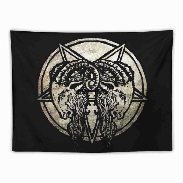 Wandteppiche Baphomet Ziegen Wandteppich Wanddeko Wohndekoration Zubehör x0907