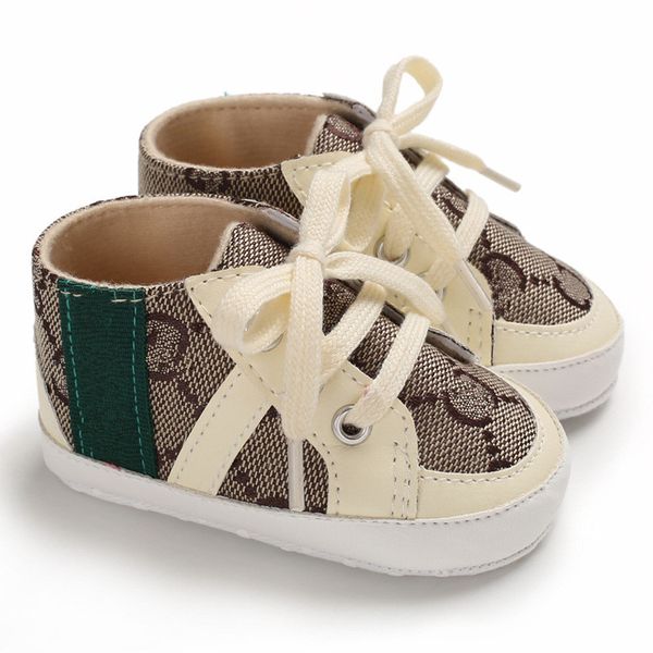 0-18maanden pasgeboren kinderschoenen unisex katoenen sneakers babyjongen meisje zachte zool wiegschoenen eerste wandelaars