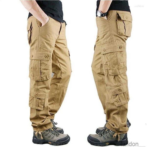 Männer Hosen 2023 Frühling Military Cargo Hosen Casual Baumwolle Taktische Männer Winter Große Größe Armee Overol Hombre