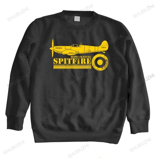 Erkek Hoodies Erkekler Sonbahar Sweatshirt Pamuk Hoody Street Giyim Britanya Savaşı Savaşı Raf Spitfire Unisex Uzun Kollu Homme