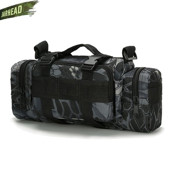 Mochila Outdoor Molle Camera Bag Camuflagem Bolsos Multifuncionais Exército Tático Correndo Camping Pesca Caminhadas Ombro Esporte Cintura Pacote 230907