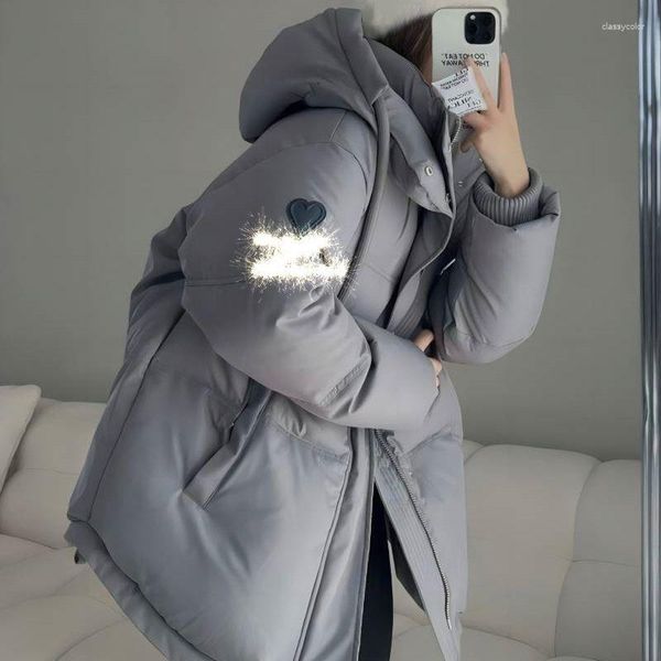 Frauengrabenmäntel 2023 Winter Dicke Parka Frauen Daunen Baumwolljacke Puffer Warmer Mantel Übergroße Langarm Oberbekleidung Marke Korean