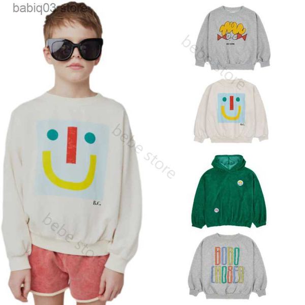 Hoodies Moletons bebe loja BC 23 AW Criança Meninos Adorável Moletom e Calças Conjuntos BC Marca Meninas Roupas Bonitos Roupas de Inverno BOBO T230907