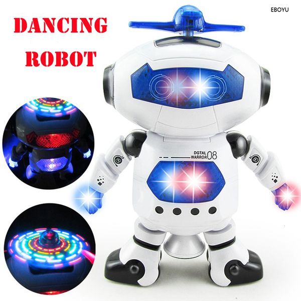 ElectricRC Animals EBOYU RC Robot Elettrico Smart Space Camminare Ballando con Musica Leggera Fantastico Astronauta Modello Bambini Bambini Giocattoli Acrobatici Regalo 230906