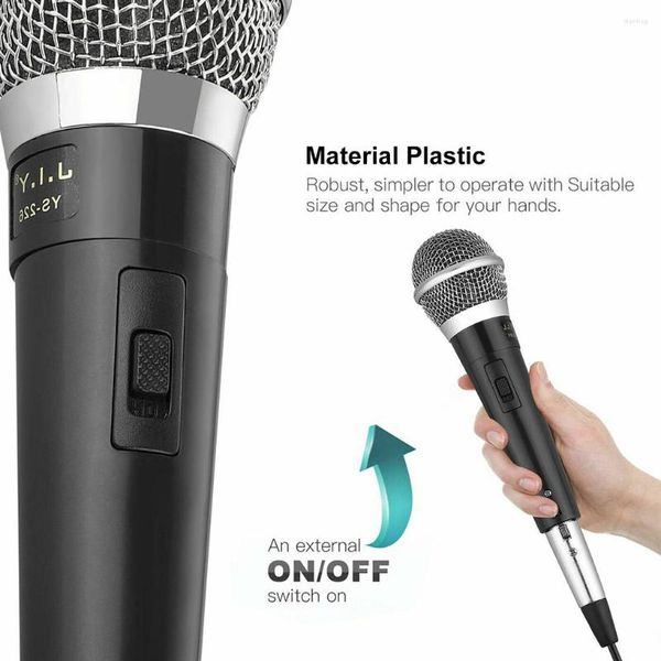 Mikrofone YS-226 Wired Microphone Moving Coil Handheld Dynamic Mic Stage Singing Home KTV Meeting