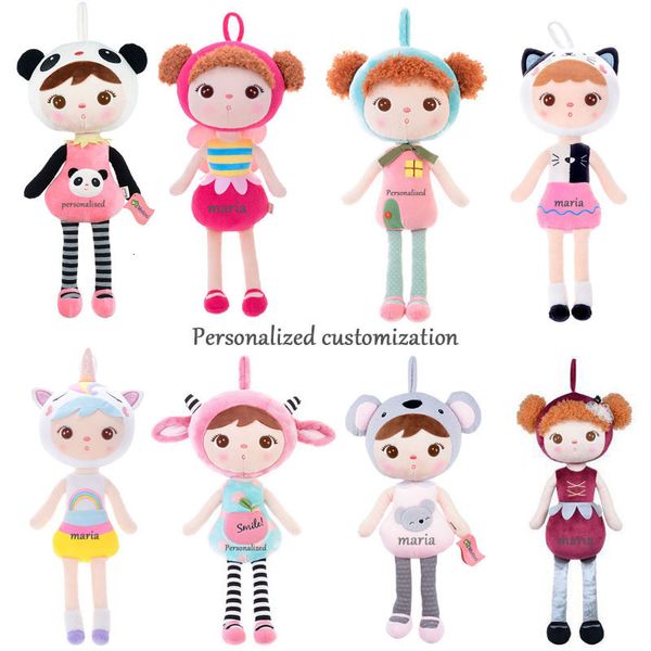 Bambole bambola originale cartone animato animali di peluche morbidi giocattoli di peluche per regali di compleanno per bambini personalizzati nome personalizzato 230907