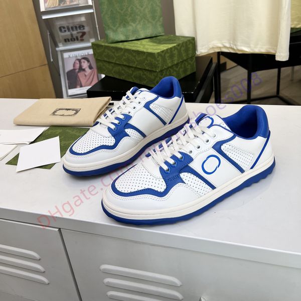 2023 NUOVO Designer Moda Scarpe casual Uomo Donna MAC80 Sneakers Marchi retrò Interlocking G Pelle di vitello di lusso Bicolore Tomaia Piattaforma di alta qualità Scarpe da corsa