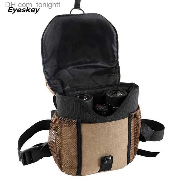 Telescópios Eyeskey Bolsa Binocular Universal / Estojo Com Arnês Durável Portátil Telescópio Câmera Pacote de Peito Bolsa para Caminhadas Caça Q230907