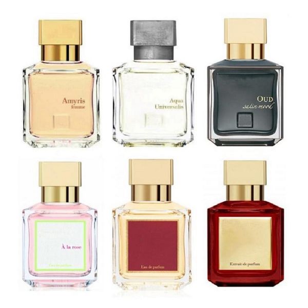 70ml Fragrância de perfume feminino perfumes de luxo duradouros por spray extrait eau de parfum homem homem colônia