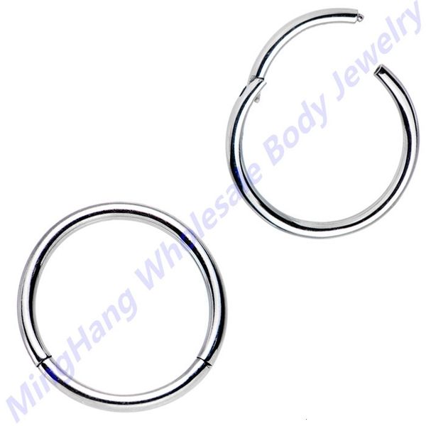 Labret Labbro Piercing Gioielli 18G 16G 14G Acciaio Naso Setto Clicker Segmento Anello Capezzolo Orecchio Cartilagine Elica Trago Stud Corpo 230906