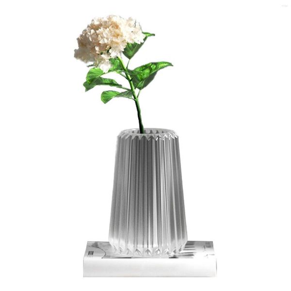 Garrafas aumentadas moldes de vaso de silicone molde listrado para pequeno vaso de flor alto castiçal fundição de resina