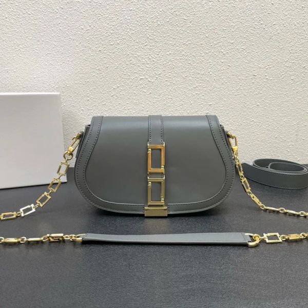 Designer Bag Chain Greca Crossbody Bag Flap Ombro Bolsas Mulheres Bolsa Bolsa De Couro Genuíno Dobrável Magnético Ferrolho Hardware Letras Destacável Strap Plain Thread