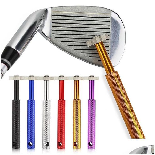Outras ferramentas de limpeza doméstica Acessórios Golf Club Head Tool Hexagon Iron Bar Groove com Bead Chain Drop Delivery Home Ga Dhgarden Dh2Tn