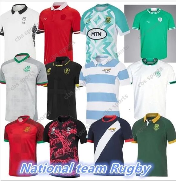 2023 Irlanda Rugby Jersey 22 23 Escócia Inglês Sul Inglaterra Portugal Reino Unido Africano Home Away Alternate Africa Rugby Camisa Tamanho S-3XL