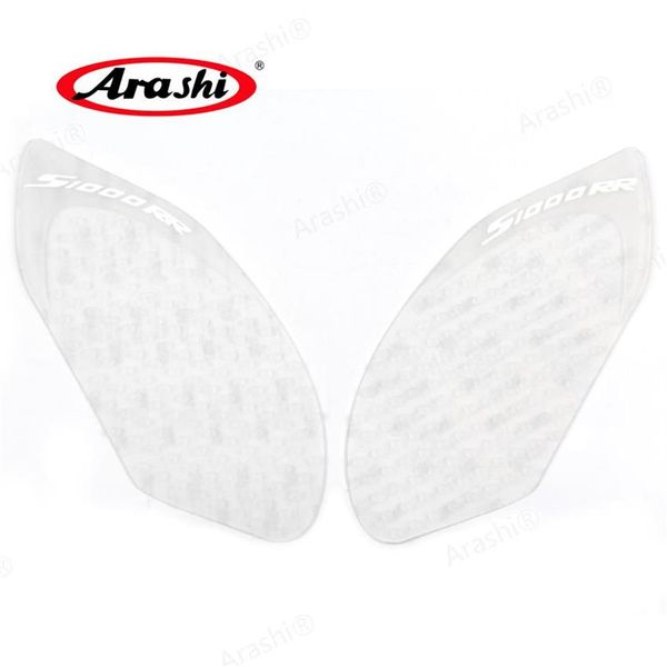 Arashi-almohadillas antideslizantes para tanque de combustible de motocicleta, Protector antideslizante para BMW S1000RR 2009-2016, pegatina tipo almohadilla para tanque, tracción de rodilla de Gas S2688