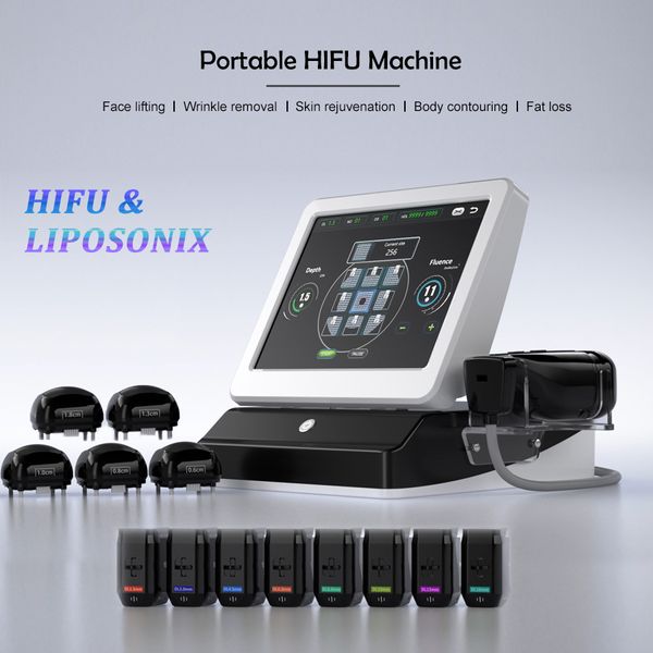 7D Hifu ultrassom focado de alta intensidade Smas levantamento mini máquina Hifu 4D Liposonix Hifu