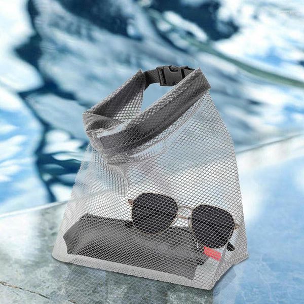 Depolama torbaları su geçirmez açık kuru örgü mühürlenebilir kozmetik plaj spa yüzme torbası şnorkelli bota
