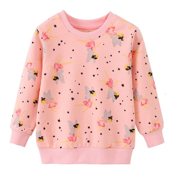 Felpe con cappuccio Felpe Salto Metri 27T Manica lunga Ragazze Fiaba Abbigliamento per bambini Vendita Bambini Cartoni animati Camicie per bambini 230907