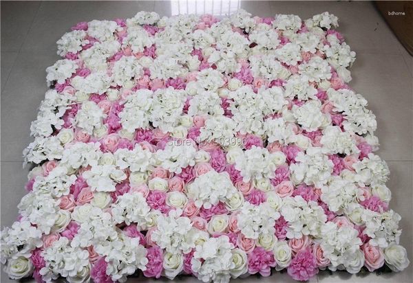 Dekorative Blumen SPR -Mix Color-10pcs/lot Künstliche Seide Rose Blume Wand Hochzeit Hintergrund Rasen/Säule Bogen Tisch Ball